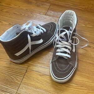 Brown High Top Vans